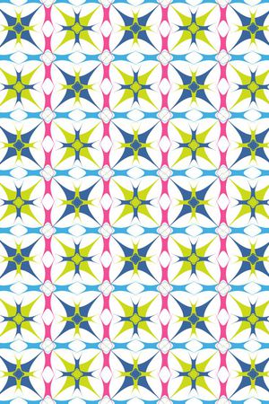 传统华亿平台 几何 四方连续印花华亿平台图片