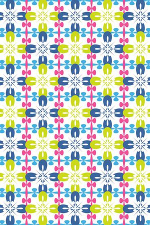 传统华亿平台 几何 四方连续印花华亿平台图片