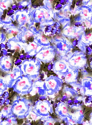 252007-抽象花卉水彩水墨乱花华亿平台