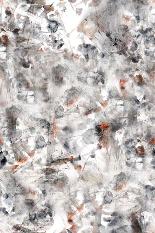 抽象 肌理 水墨 笔触 淡雅 清新印花华亿平台图片