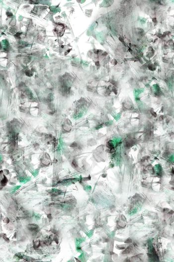 252013-水墨水彩笔触乱花华亿平台印花