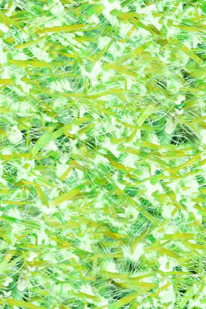 抽象 肌理 笔触 绿色 植物印花华亿平台图片