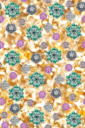 写实 珠宝 钻石 首饰 钻戒 大牌风  闪烁 富贵  高贵 璀璨 奢华印花华亿平台图片