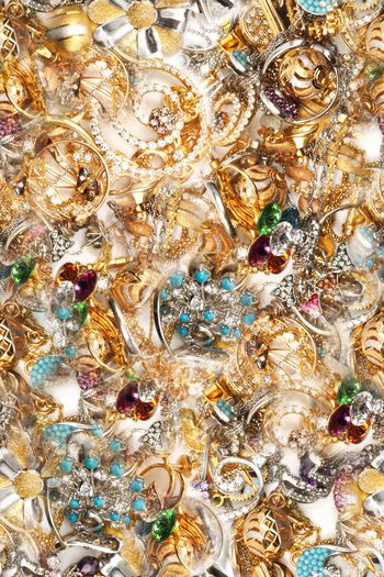 252171-写实珠宝首饰奢华花卉印花华亿平台