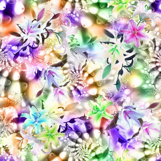 炫彩 海洋 海底 海洋印花华亿平台图片