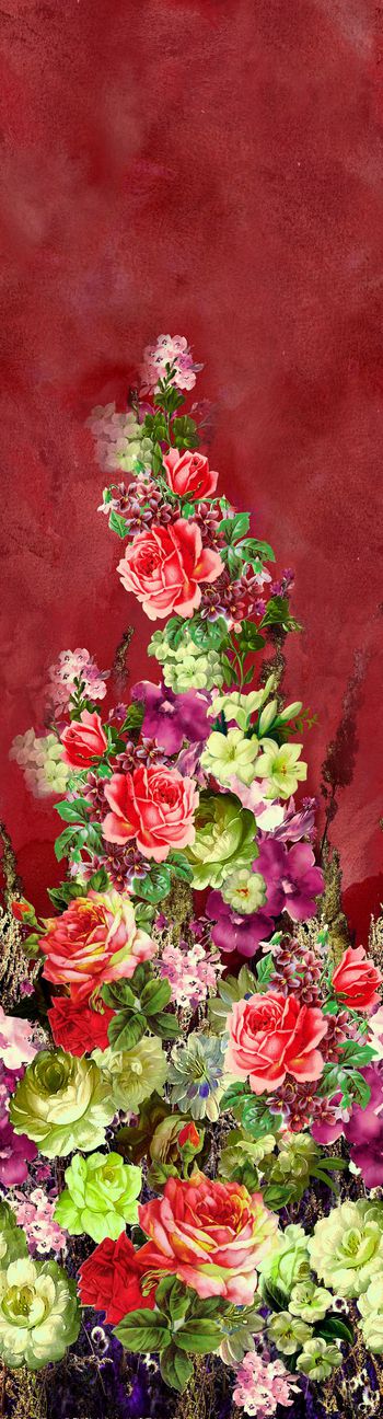 252238-多彩复古数码裙边花