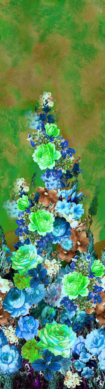 252239-多彩复古数码裙边花