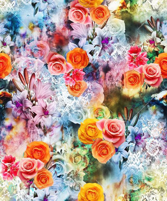 玫瑰 华丽 写实 照片印花华亿平台图片