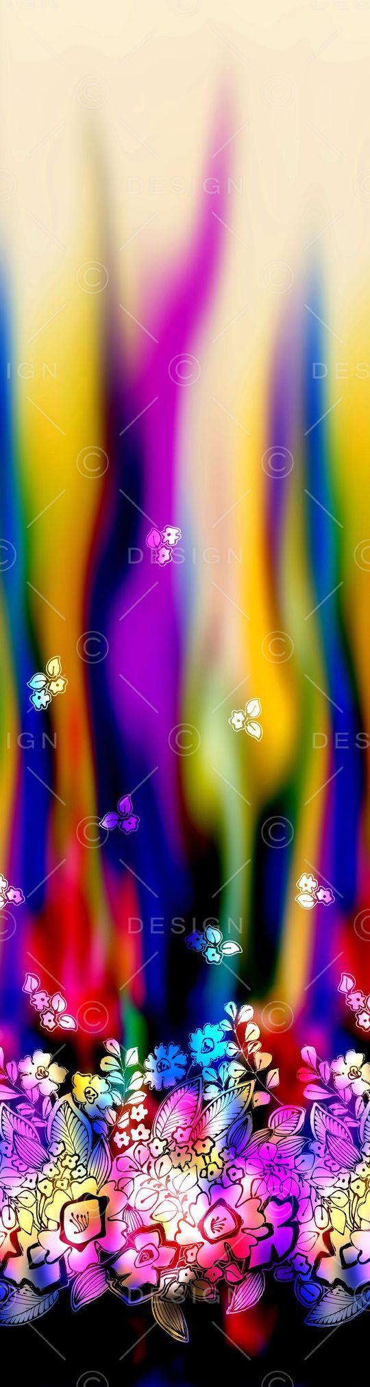 定位 花卉 数码 炫彩 肌理 富贵 华丽印花华亿平台图片