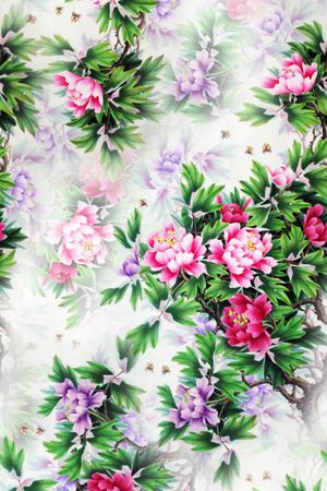 中国风 工笔画 米蛋 老年装 老人印花华亿平台图片