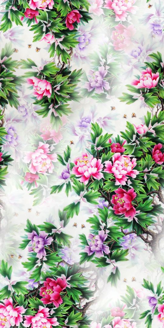 中国风 工笔画 米蛋 老年装 老人印花华亿平台图片