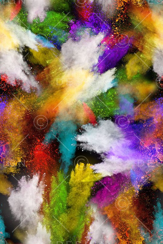 肌理 粉尘 炫彩 粉末 烟雾印花华亿平台图片