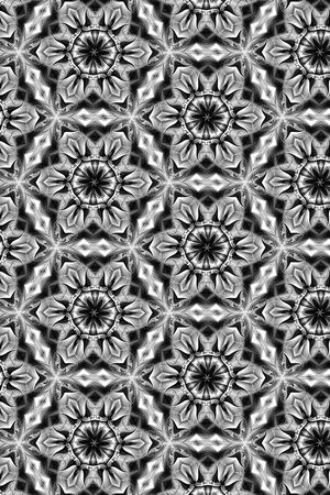 抽象 几何 传统华亿平台 老年装 老人 四方连续 黑白印花华亿平台图片