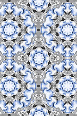 抽象 几何 传统华亿平台 老年装 老人 四方连续 印花华亿平台图片