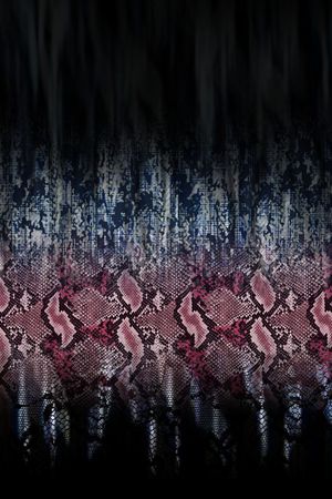 定位 肌理 蛇皮印花华亿平台图片