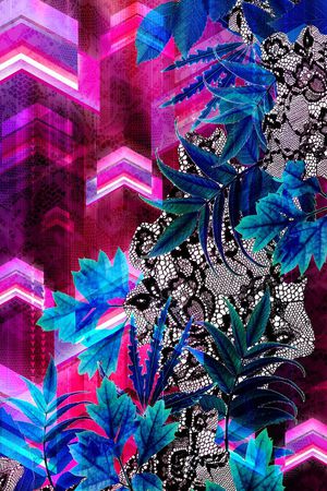 时尚定位印花华亿平台图片