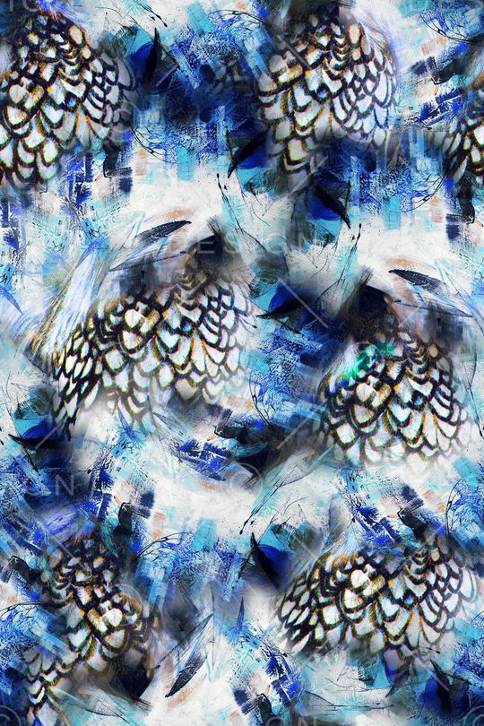 抽象 肌理 数码印花华亿平台图片