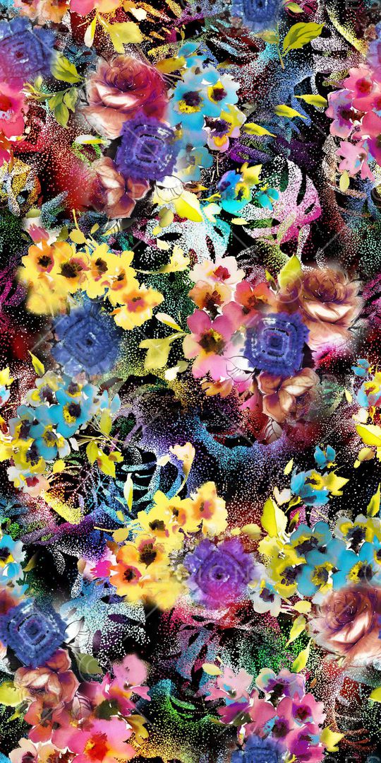 花卉 肌理 迷人华亿平台印花华亿平台图片