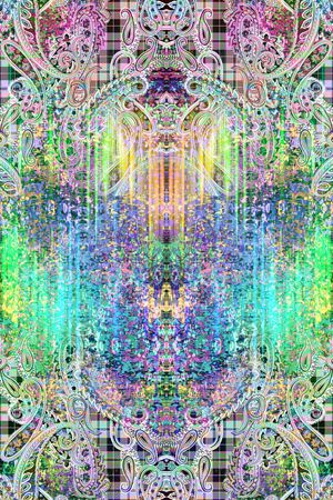 热带风情 丛林 树叶 动物 大象印花华亿平台图片