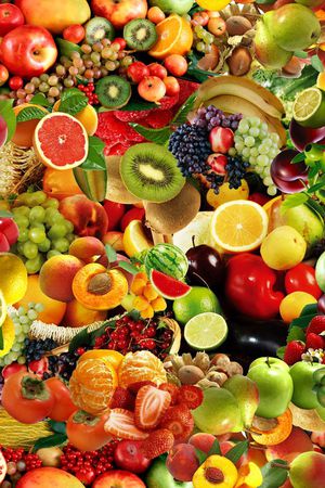 水果 写实 照片 拼贴印花华亿平台图片