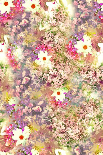 253403-色块化花卉