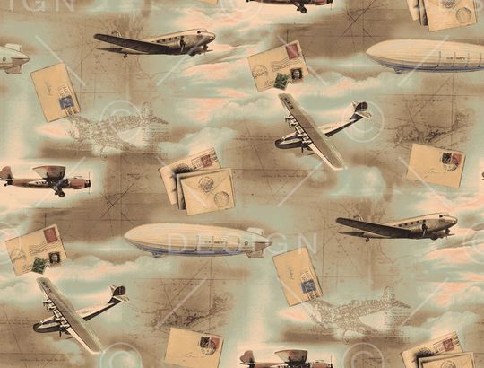 怀旧 青春 童年 飞机 模型 泛黄 回忆印花华亿平台图片
