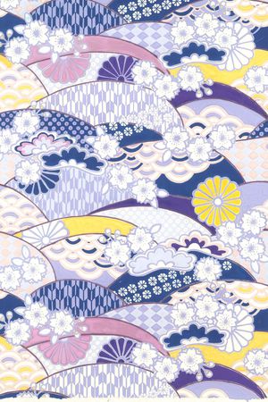 和风 日式 传统纹样印花华亿平台图片