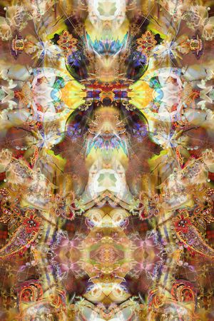 对称 民族 佩里斯 腰果 火腿纹 珠宝 抽象 几何印花华亿平台图片