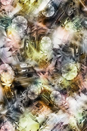 建筑 几何 宗教 民族风印花华亿平台图片