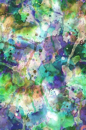 抽象 肌理效果 水墨 水彩 墨渍 印花华亿平台图片