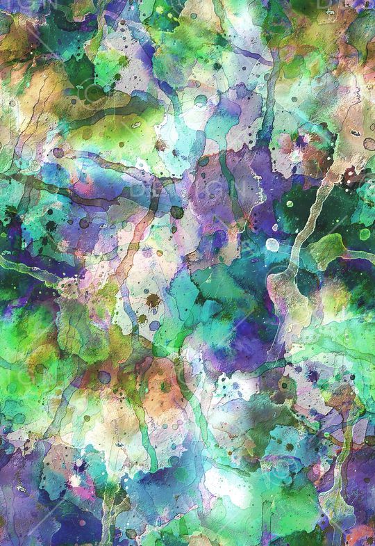 抽象 肌理效果 水墨 水彩 墨渍 印花华亿平台图片