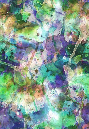 254846-多彩抽象水墨水彩效果组合