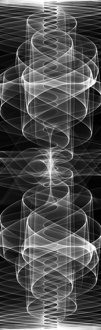 254851-抽象数码数字模糊烟雾对称长巾