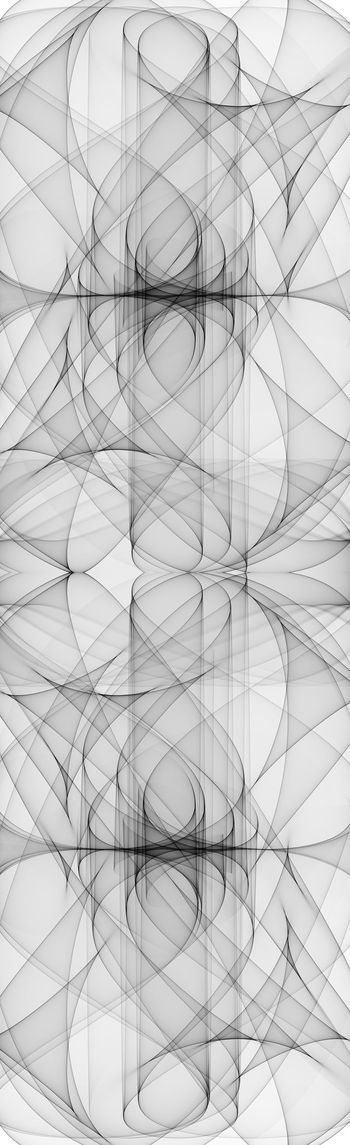 254858-抽象数码数字模糊烟雾对称长巾之2