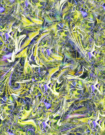 254867-抽象光线分形变幻华亿平台印花