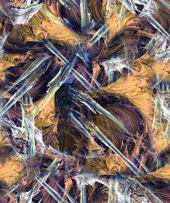 254873-油画笔触抽象泼点随意印花华亿平台