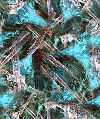 254874-油画笔触抽象泼点随意印花华亿平台