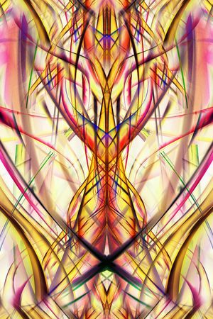 抽象 光线 线条 炫彩印花华亿平台图片