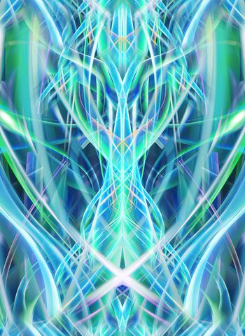 254905-抽象光线分形变幻炫光华亿平台印花