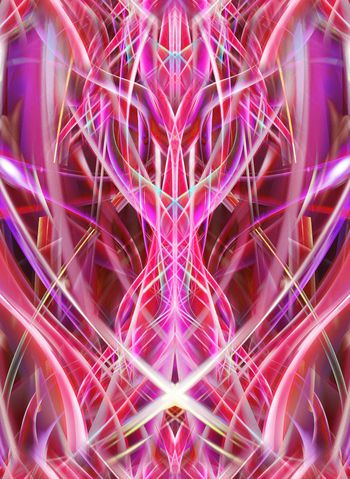 254906-抽象光线分形变幻炫光华亿平台印花