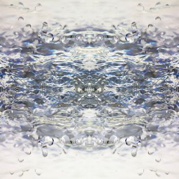 254917-WT146写实水滴清雅对称方巾