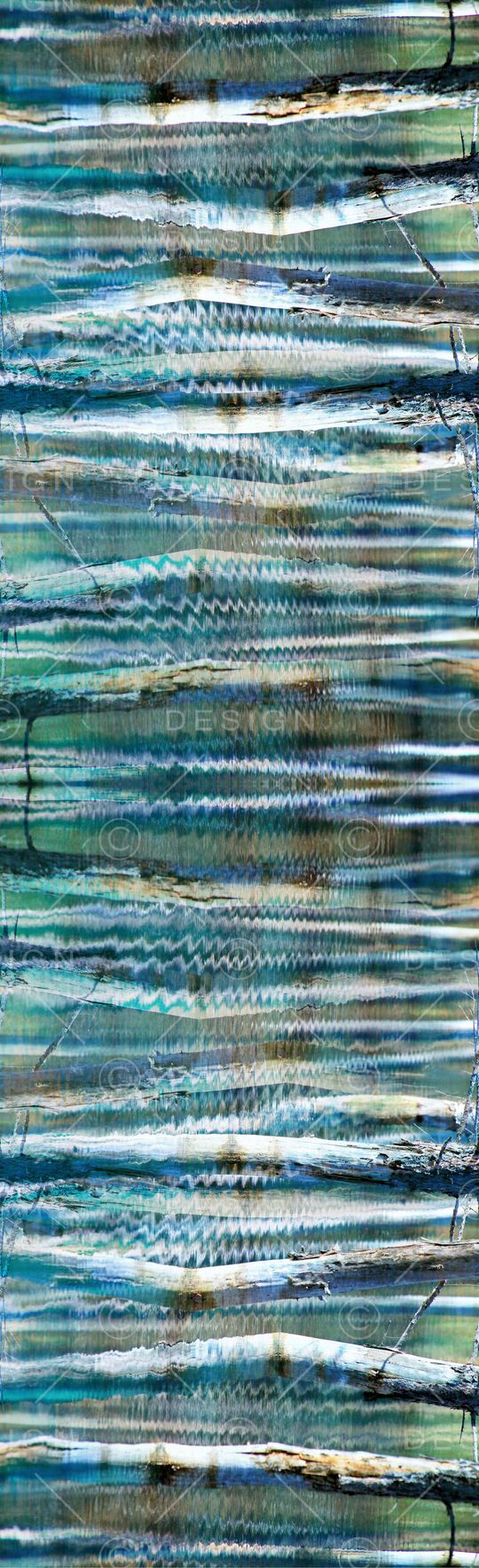 树木 树林 水波纹 照片 写实 长巾印花华亿平台图片