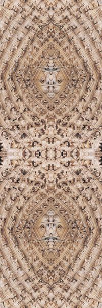 对称 镜像 中国 寺庙 雕塑 建筑 华丽 长巾 奢华印花华亿平台图片