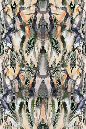 蛇皮 肌理印花华亿平台图片