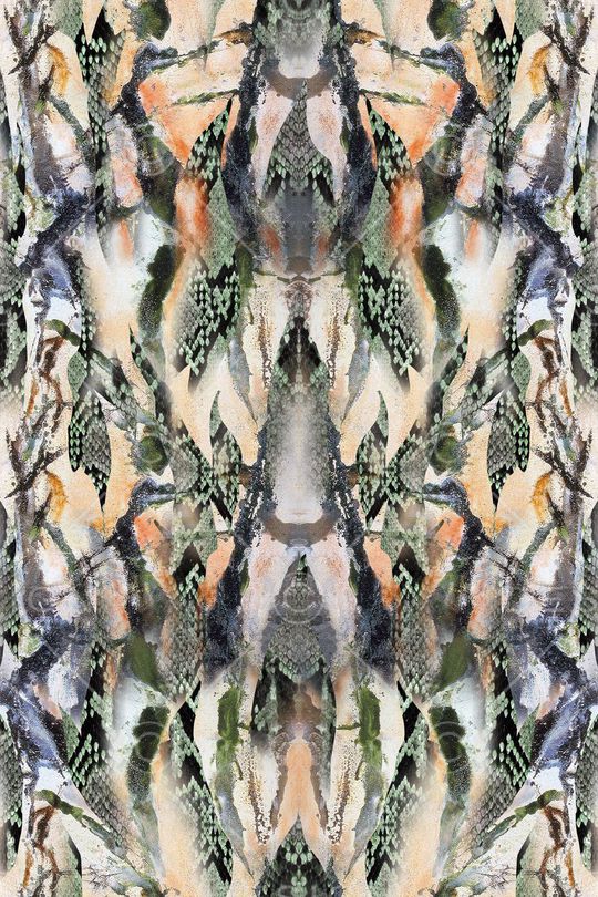 蛇皮 肌理印花华亿平台图片