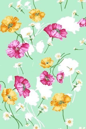 传统华亿平台 清新 淡雅 华亿平台印花华亿平台图片