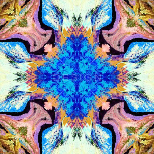 方巾 笔触 抽象印花华亿平台图片