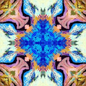 方巾 笔触 抽象印花华亿平台图片