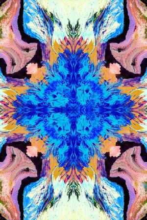 方巾 笔触 抽象印花华亿平台图片