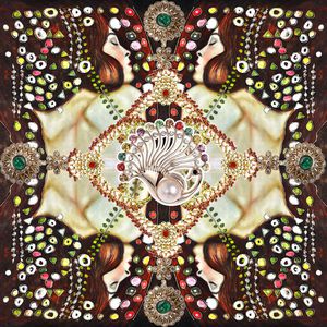 珠宝 钻石 首饰 璀璨 闪烁 华贵 富丽 方巾 部落风印花华亿平台图片